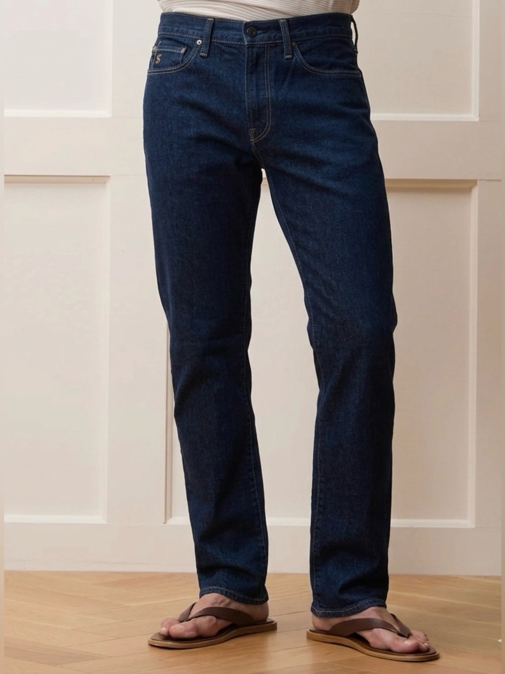 Todd Snyder $298 Dark Wash 12.5 Oz Cotton Selvedge Straight Fit Jeans Size 31X32